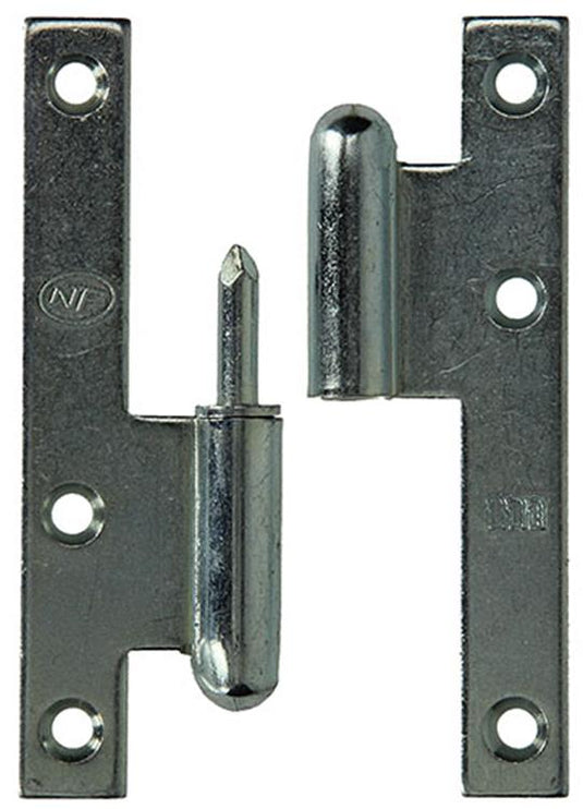 Yale 1019135 - 3 stalen paumellen verzinkt links 110x60mm | 2 stuks