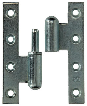 Yale 1019142 - 3 zware paumel.verz.rechte hoek links 110x70mm | 5 stuks