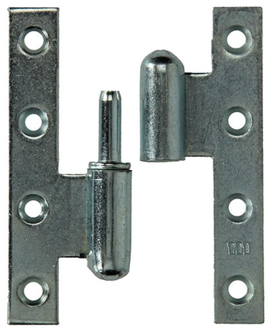 Yale 1019142 - 3 zware paumel.verz.rechte hoek links 110x70mm | 2 stuks