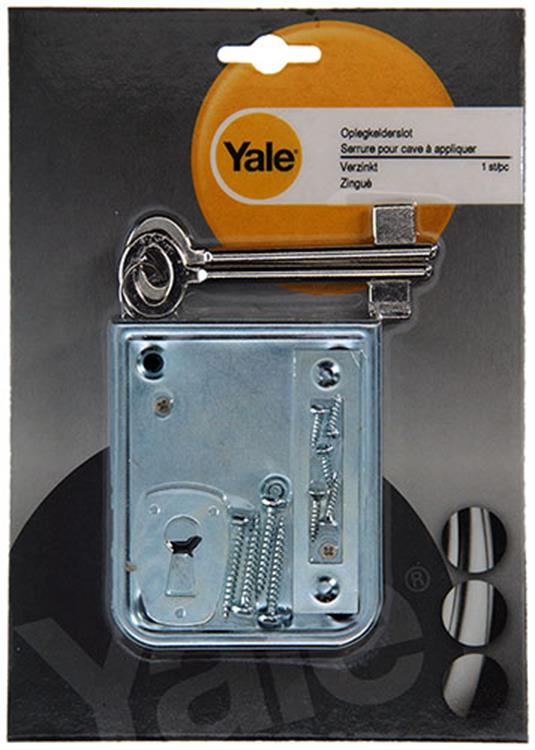Chargez l'image dans la visionneuse de la galerie, Yale 1019172 - 1 oplegkelderslot verz.l r 70mm | 3 stuks
