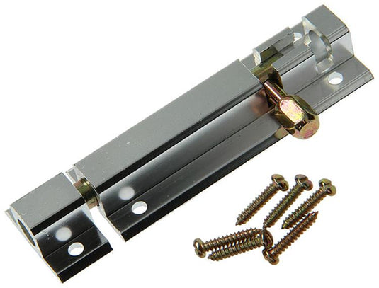Yale 1019190 - profielgrendel met sluitbeugel, alu f1 80mm | 5 stuks