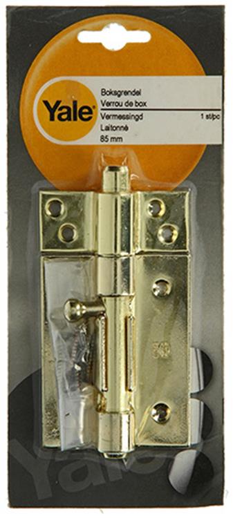 Afbeelding laden in galerijviewer, Yale 1019234 - 1 boksgrendel vermessingd 85mm | 5 stuks

