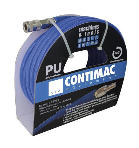 Contimac luchtslang 8x12mm compleet +koppeling 20mtr