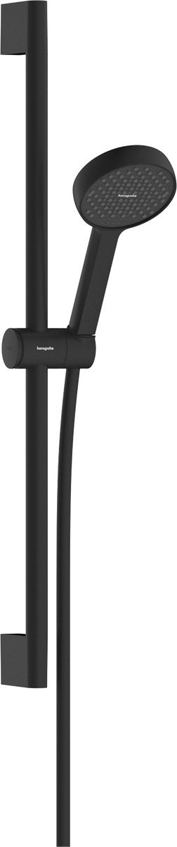 Hansgrohe activera s - doucheset - ecosmart waterbesparend - 95mm - 1 straalfunctie - 60 cm- mat zwart
