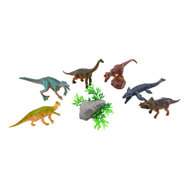Johntoy animal world - dinosaurus set - 8dlg.