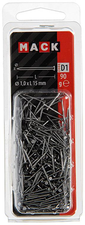 Afbeelding laden in galerijviewer, Mack 1017113 - nagel platte kop 90 gr 1,0 x 15 mm | 5 stuks
