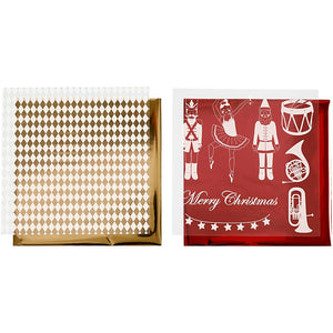 Https: www.cchobby.nl deco-folie-en-transfer-vel-notenkraker-kerstman-en-ballerina-vel-15x15-cm-goud-rood-wit-4-vel-1-doos