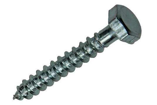 Mack 1017404 - houtdraadbout staal verzinkt 10 st 6 x 40 mm | 10 stuks