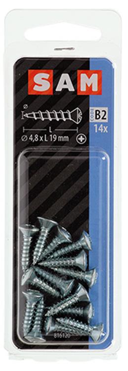Mack 1017487 - zelftappende schroef bvk verz.14 st 4,8 x 19 mm | 10 stuks