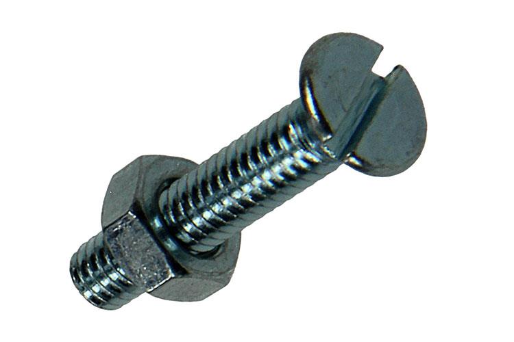 Afbeelding laden in galerijviewer, Mack 1017492 - metaalschroef verz. kop + moer verz. 18st m4 x 20 mm | 10 stuks
