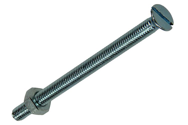 Afbeelding laden in galerijviewer, Mack 1017497 - metaalschroef verz. kop + moer verz. 6 st m4 x 60 mm | 10 stuks
