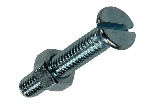 Mack 1017501 - metaalschroef verz. kop + moer verz. 14st m5 x 25 mm | 10 stuks