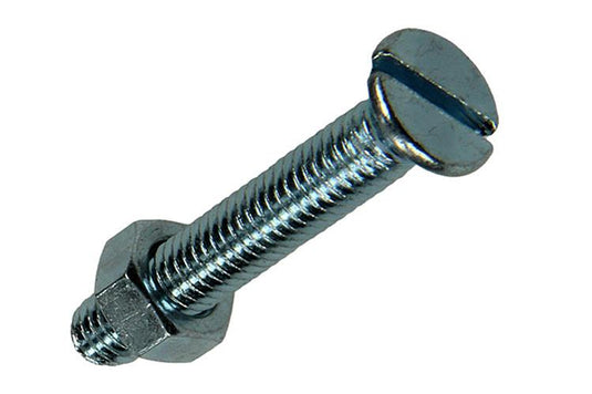Mack 1017502 - metaalschroef verz. kop + moer verz. 13st m5 x 30 mm | 10 stuks