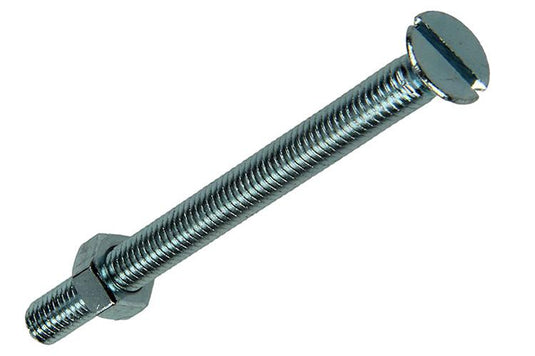 Mack 1017505 - metaalschroef verz. kop + moer verz. 7 st m5 x 60 mm | 10 stuks