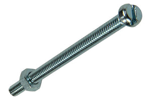 Mack 1017522 - metaalschroef cyl. kop + moer verz. 9 st m4 x 50 mm | 10 stuks