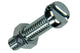 Mack 1017524 - metaalschroef cyl. kop + moer verz. 15 st m5 x 20 mm | 10 stuks