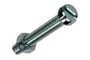 Mack 1017526 - metaalschroef cyl. kop + moer verz. 13 st m5 x 30 mm | 10 stuks
