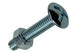 Mack 1017553 - kachelbout + moer staal verzinkt 8 st m6 x 30 mm | 5 stuks