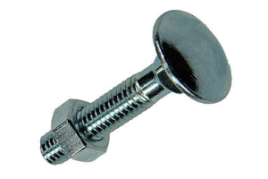Mack 1017562 - houtbout + moer staal verzinkt12 st m5 x 25 mm | 5 stuks