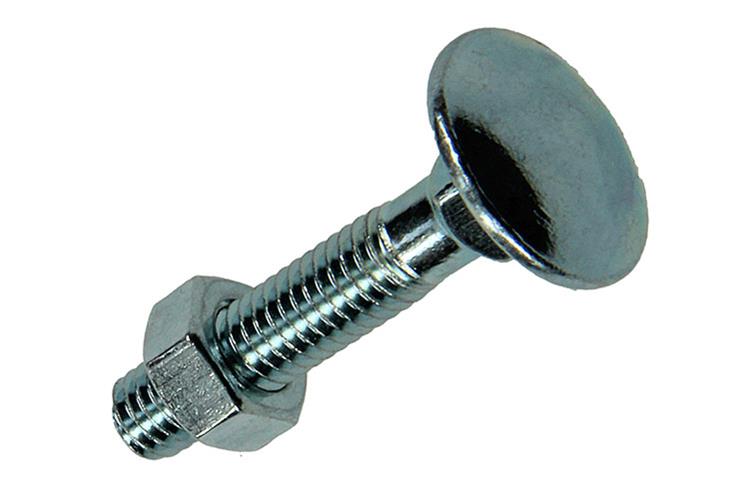 Afbeelding laden in galerijviewer, Mack 1017562 - houtbout + moer staal verzinkt12 st m5 x 25 mm | 5 stuks
