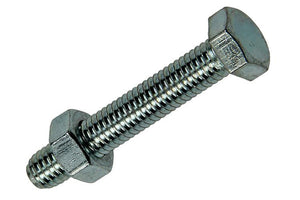 Mack 1017601 - tapbout + moer staal verzinkt 12 st m5 x 30 mm | 10 stuks