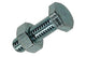 Mack 1017605 - tapbout + moer staal verzinkt 14 st m6 x 20 mm | 10 stuks