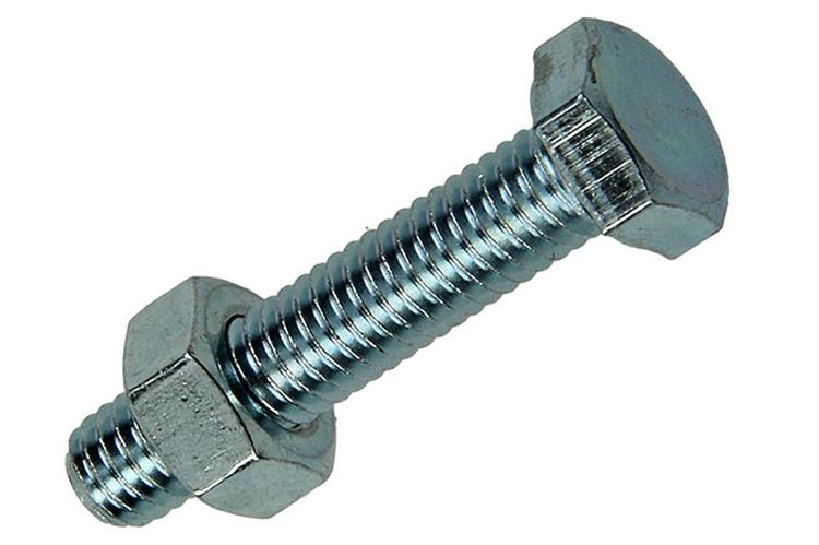 Afbeelding laden in galerijviewer, Mack 1017607 - tapbout + moer staal verzinkt 12 st m6 x 30 mm | 10 stuks
