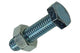 Mack 1017621 - tapbout + moer staal verzinkt 2 st m10 x 40 mm | 5 stuks
