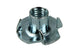 Mack 1017708 - inslagmoer staal verzinkt 4 st m5 | 10 stuks