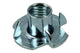 Mack 1017710 - inslagmoer staal verzinkt 4 st m8 | 10 stuks
