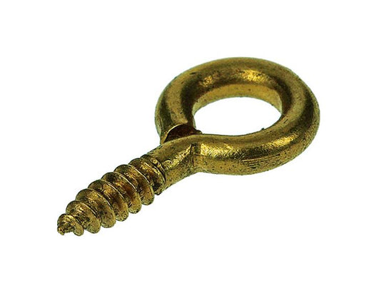Mack 1019691 - schroefoog messing 6 st 2,5 x 10mm | 10 stuks