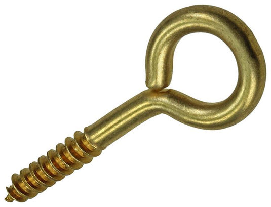 Mack 1019695 - schroefoog messing 2 st 4,0 x 30mm | 10 stuks