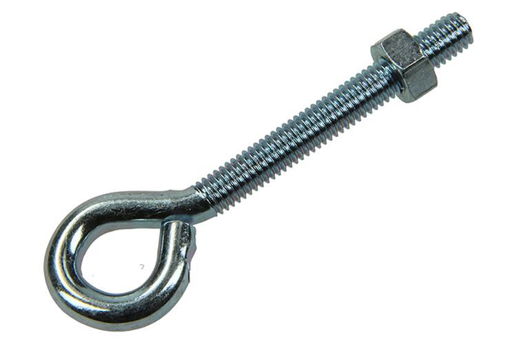 Afbeelding laden in galerijviewer, Mack 1017790 - schroefoog metrisch + moer verzinkt 4 st m5 x 40 mm | 10 stuks
