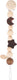 Goki fopspeenketting - maan en ster - l21cm - hout