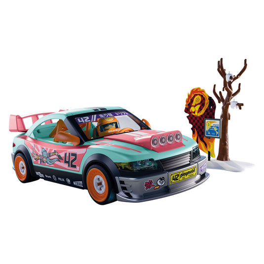 Playmobil – 72062 – raceauto speelset – 68-delig – sportactie