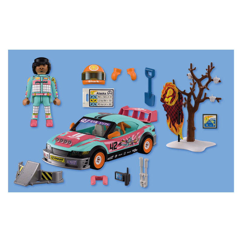 Chargez l'image dans la visionneuse de la galerie, Playmobil – 72062 – raceauto speelset – 68-delig – sportactie
