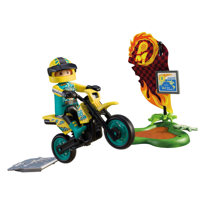 Chargez l'image dans la visionneuse de la galerie, Playmobil cars offroad motorfiets - 72065
