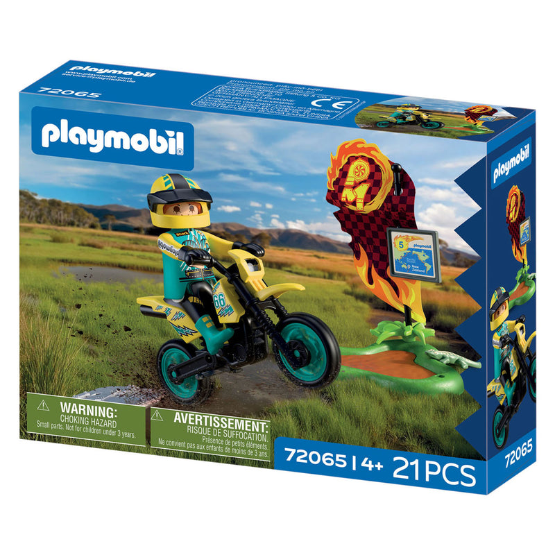 Chargez l'image dans la visionneuse de la galerie, Playmobil cars offroad motorfiets - 72065

