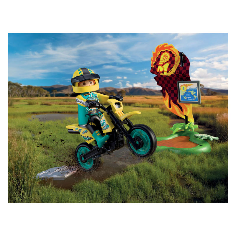 Chargez l'image dans la visionneuse de la galerie, Playmobil cars offroad motorfiets - 72065
