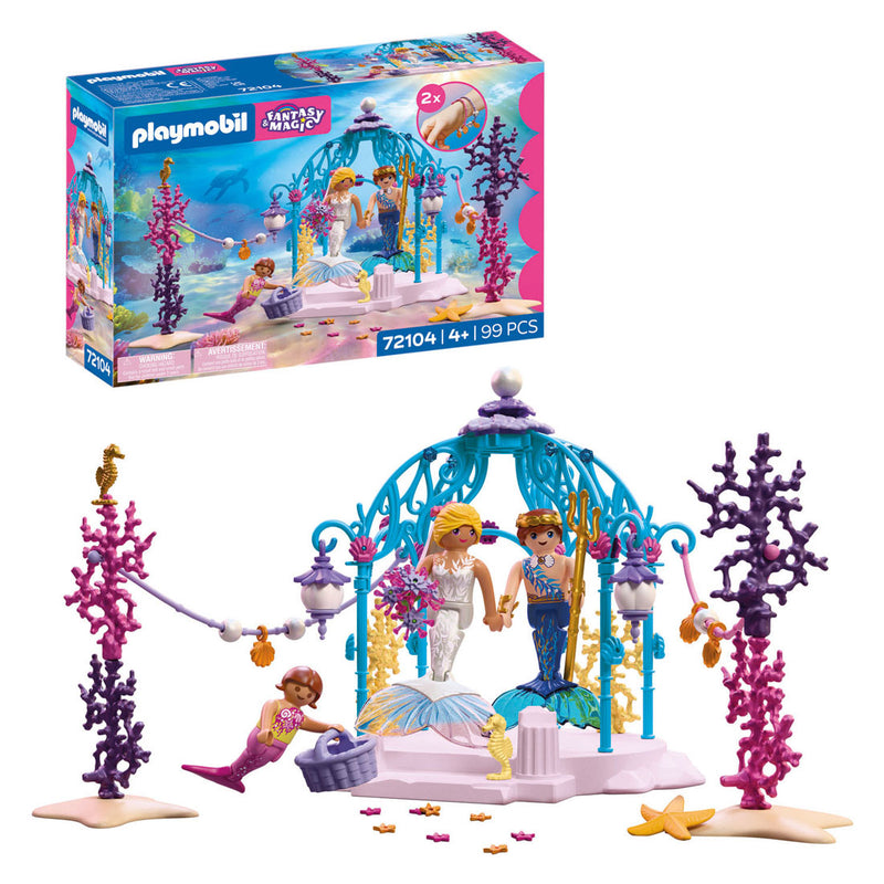 Chargez l'image dans la visionneuse de la galerie, Playmobil fantasy magic onderwaterbruiloft - 72104.

