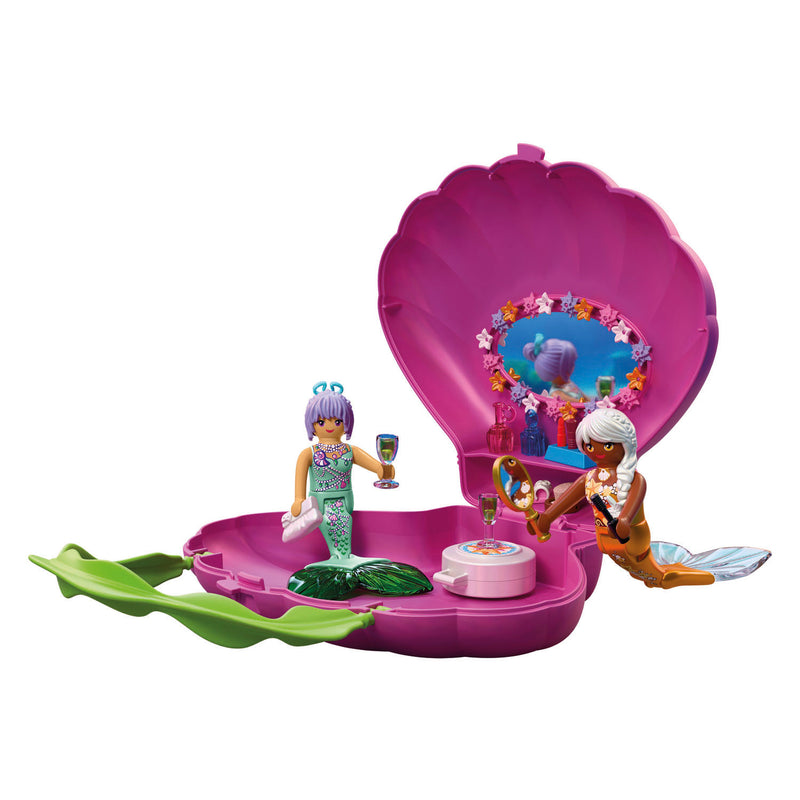 Afbeelding laden in galerijviewer, Playmobil fantasy magic zeemeermin schelpentas - 72105
