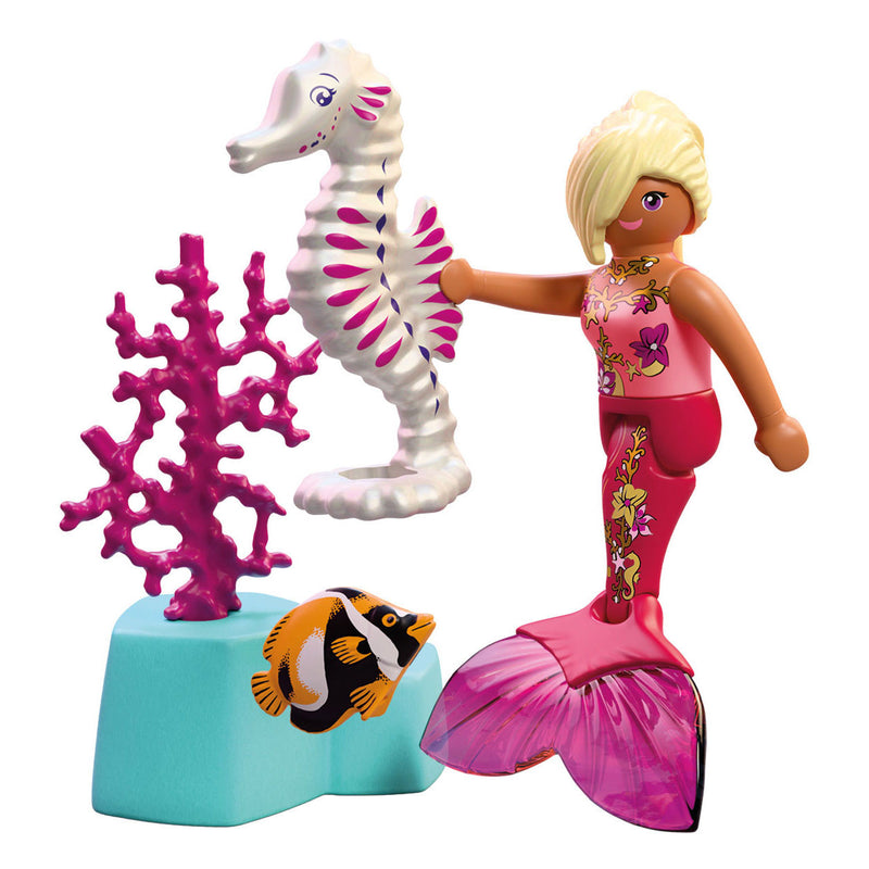 Afbeelding laden in galerijviewer, Playmobil fantasy magic zeemeermin met zeepaardje - 72109
