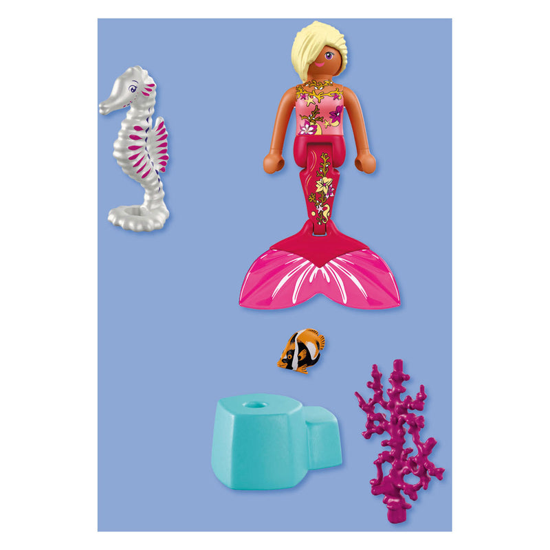 Afbeelding laden in galerijviewer, Playmobil fantasy magic zeemeermin met zeepaardje - 72109
