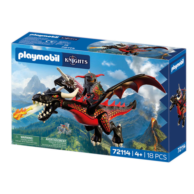 Chargez l'image dans la visionneuse de la galerie, Playmobil knights zwarte draak - 72114.
