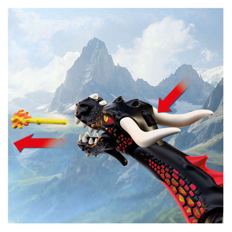 Chargez l'image dans la visionneuse de la galerie, Playmobil knights zwarte draak - 72114.
