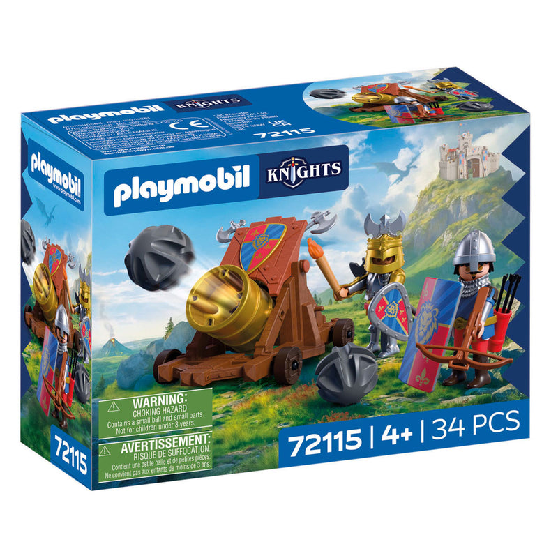 Afbeelding laden in galerijviewer, Playmobil knights ridders met kanon - 72115
