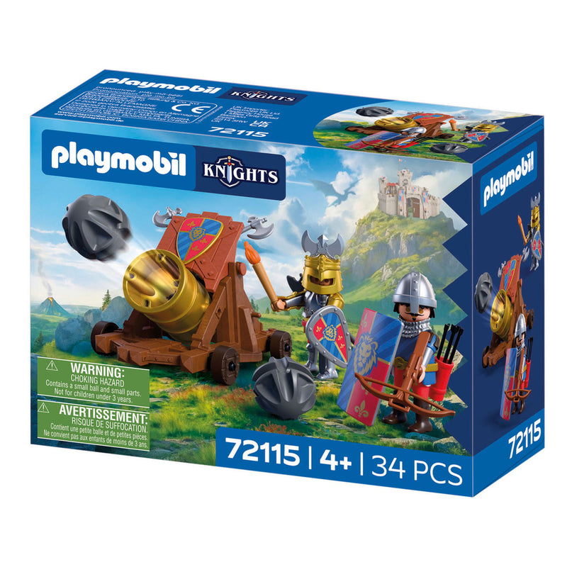 Afbeelding laden in galerijviewer, Playmobil knights ridders met kanon - 72115
