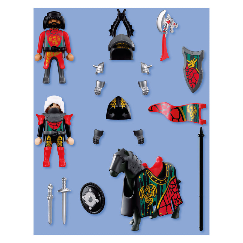 Afbeelding laden in galerijviewer, Playmobil knights drakenridder leider - 72118
