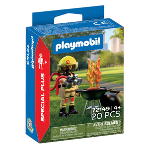 Playmobil specials brandweerman met brandhaard - 72149