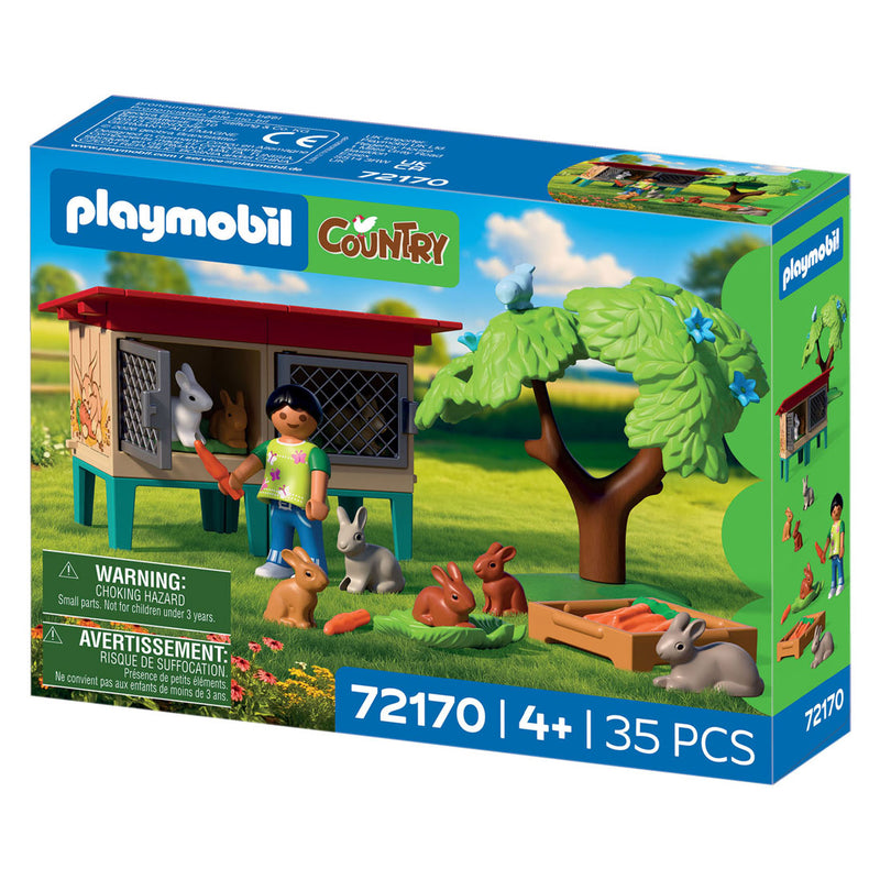 ギャラリービューアに画像をロードする, Playmobil country konijnenhok - 72170
